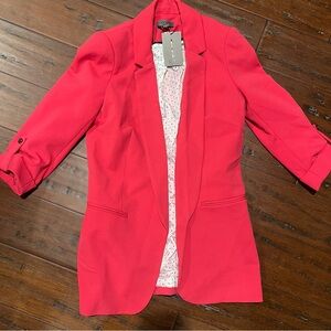 Beautiful NWT pink blazer size XS